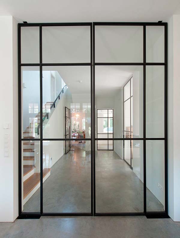 Puertas de cristal con estilo industrial decorar mi casa blog Baño Ideas Industriales