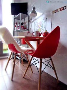 Antes y después en mi cocina con pintura de pizarra - DecorarMiCasa Blog