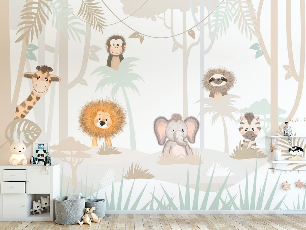 Murales infantiles para decorar dormitorios