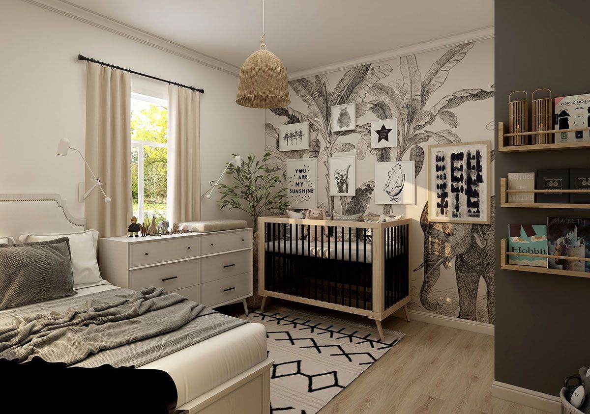 Ideas para compartir el dormitorio de matrimonio con un niño pequeño