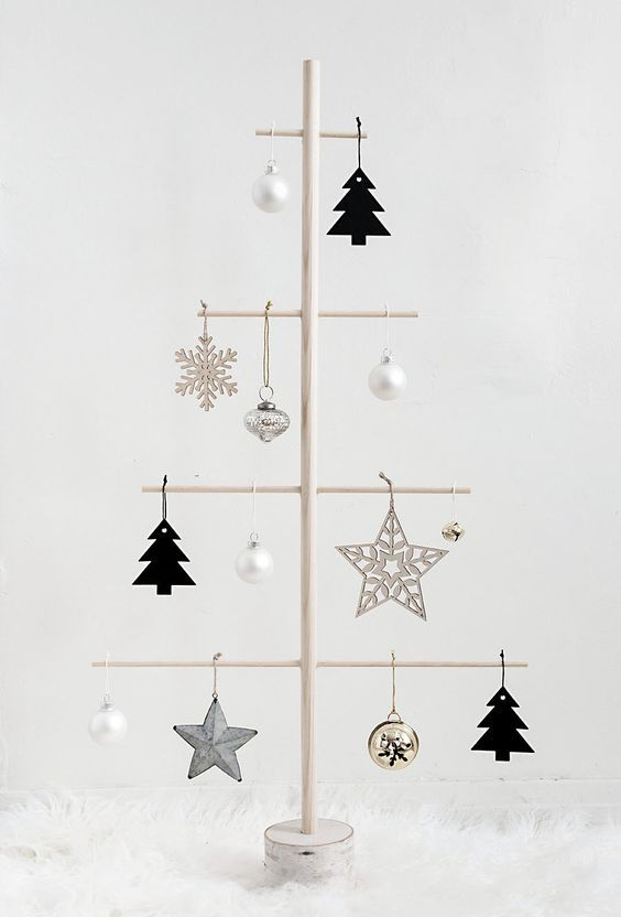 Árbol navideño minimalista