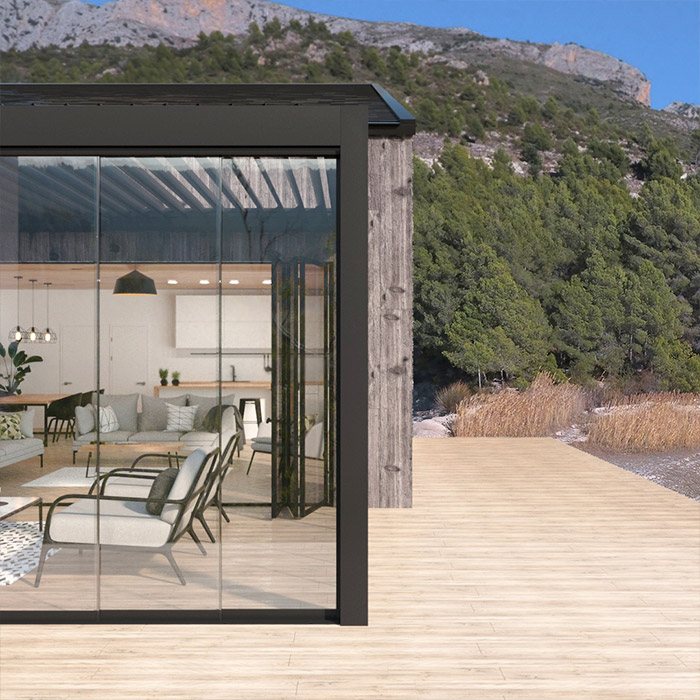 terraza con vistas